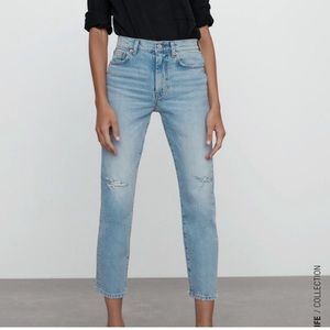 Zara the new slim cropped light was jeans